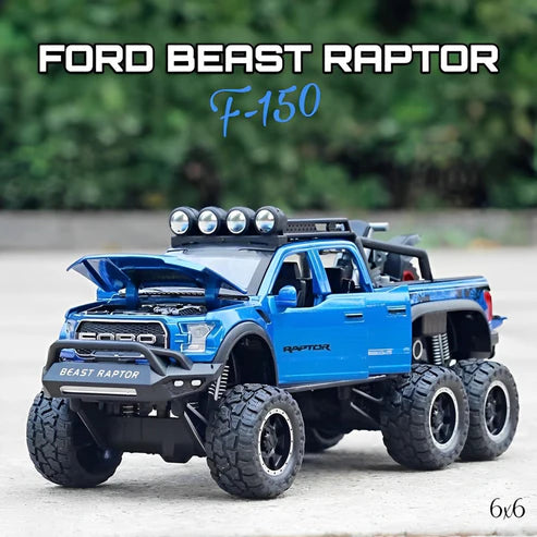 Ford Raptor F150 6x6 1/24 Diecast Model