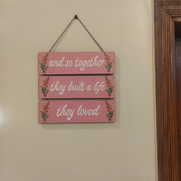 Happy Couple Wall Hanging