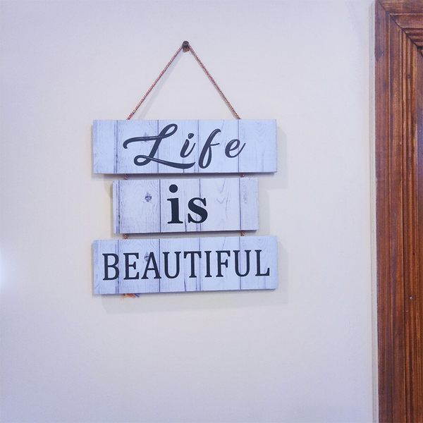 Happy Life Wall Hanging