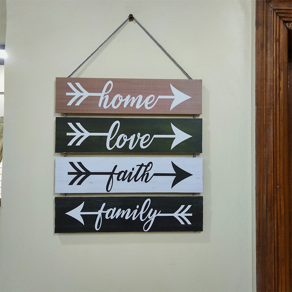 The Four Pillars Wall Hanging