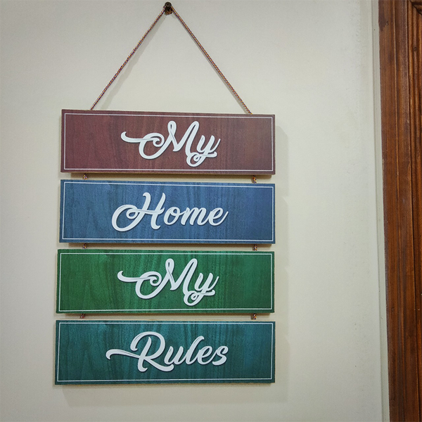 House Rules Wall Hanging