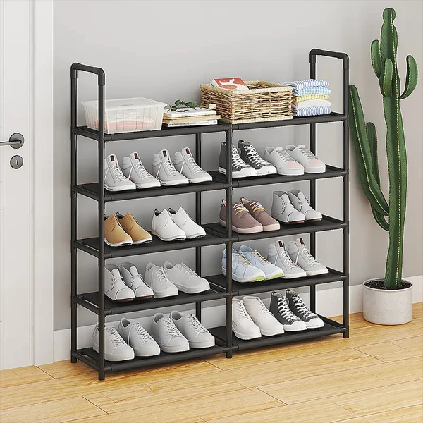 Multi-Tier Metal Shoe Organizer