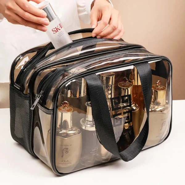 Waterproof Dual Layer Cosmetic Bag