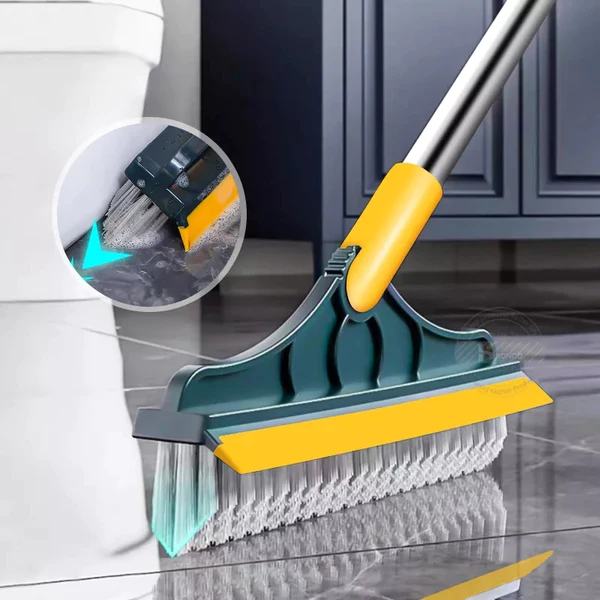 Long-Handled Floor Scrubbing Brush