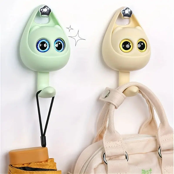 Cute Adhesive Wall Hook Organizer