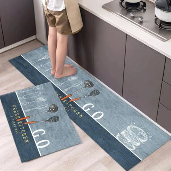 Non-Slip Kitchen Mats Set