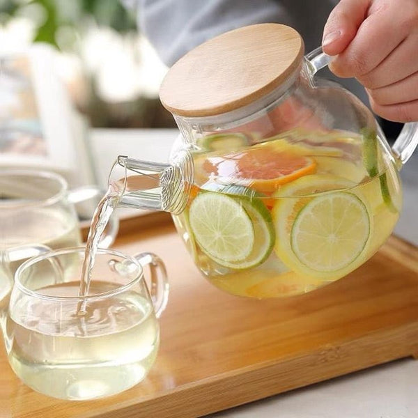 Heat Resistant Borosilicate Glass Teapot