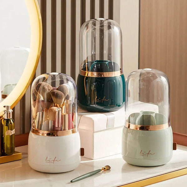 Luxury Rotating Makeup Brush Organiser