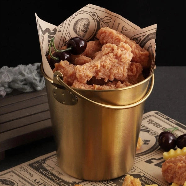 Stainless Steel Snack Bucket