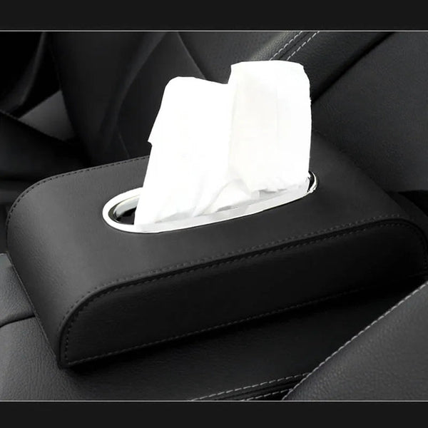 Car Leather Tissue Box