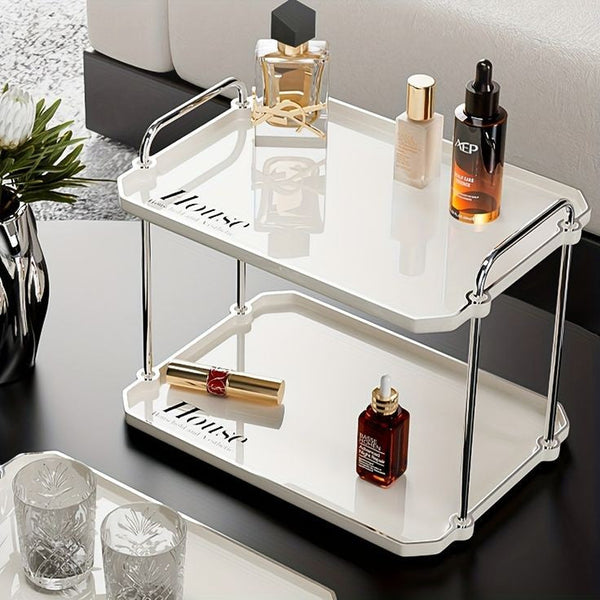 Nordic 2 Layer Cosmetic Organizer