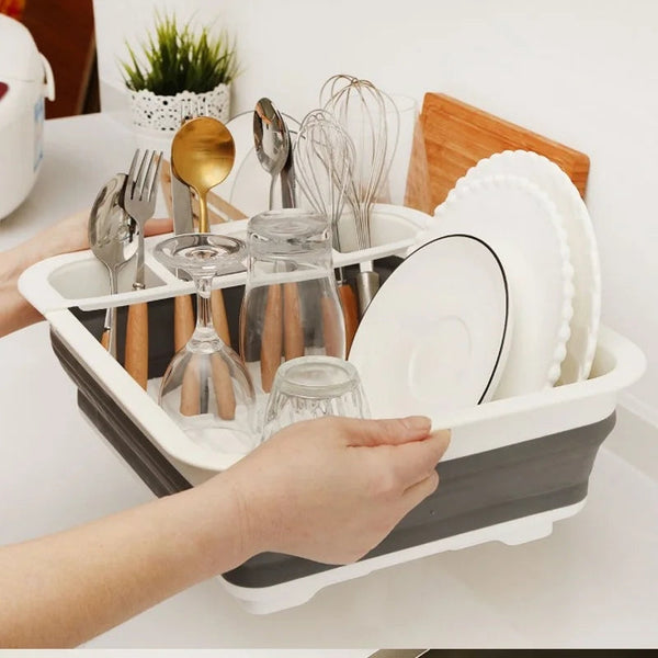 Foldable Dish Drain Rack