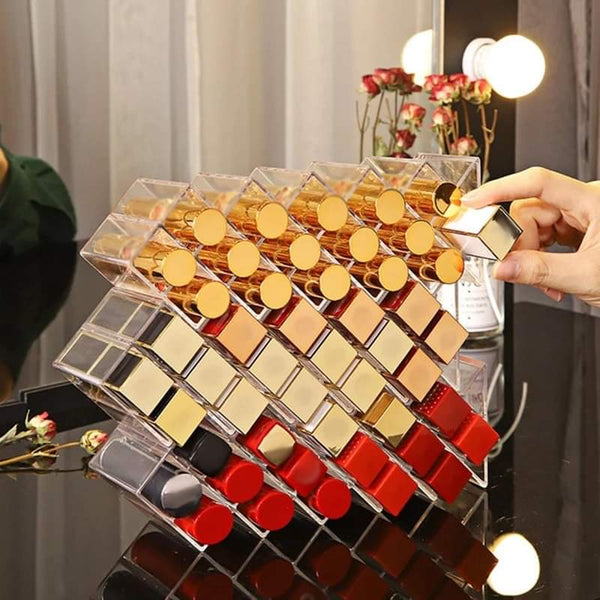 16-Grid Acrylic Lipstick Organizer