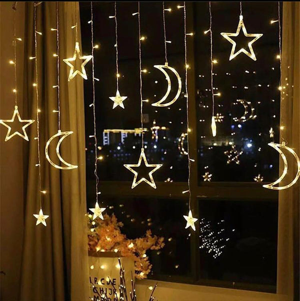 Celestial Glow Curtain Lights