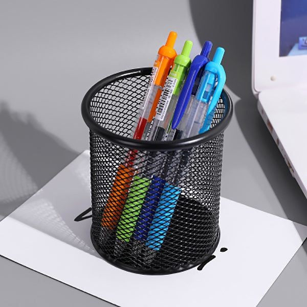 Metal Mesh Pen Holder (1 Pc)