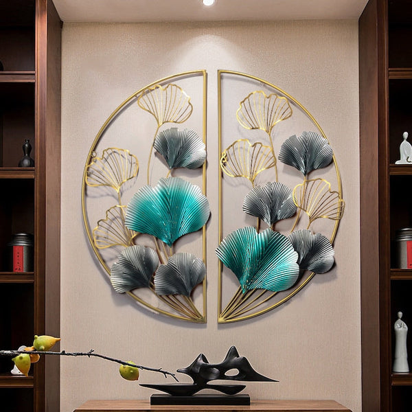 Ginkgo Metal Wall Art